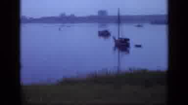 Long Island New York (1948): Shipyard Old 36Mm Film Port Fishing Water Nature