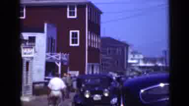Long Island New York (1948): Limited Parking Two Boats And Block Island Salt Water