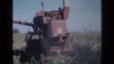 Minnesota USA (1958): Color Footage Of An Industrial Vehicle In The Fields Farming