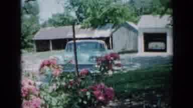 Minnesota USA (1958): View Of House With Flower Garden And Very Well Maintained On