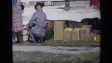 Aledo Texas (1959): A Local Church Throws A Weekend Yard Sale On A Beautiful Day
