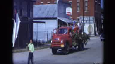 Aledo Texas (1959): Antique Cars Driving In A Parade With Vintage Trucks And