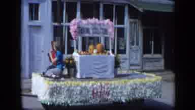 Aledo Texas (1959): Tractor Pulling Table And Chair Float Leads Thank You God