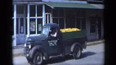 Aledo Texas (1959): Truck Loads Of Fruit Arrives In The City To Be Taken To The