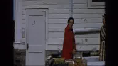 Aledo Texas (1959): Two Women Standing Outside Selling Fruits And Vegetables To
