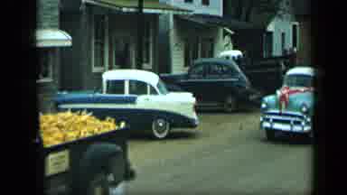 Aledo Texas (1959): People Are Taking A Drive In Their Cars To Go In The City
