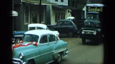 Aledo Texas (1959): Nostalgic Old Seventies And Sixties Cars In A Parade And
