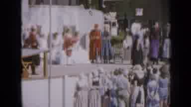 Iowa USA (1959): A Group Of Peoples Are In The Market
