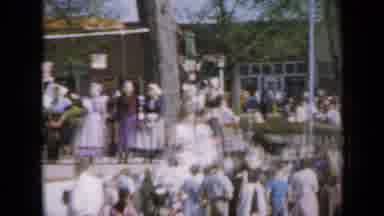 Iowa USA (1959): Two People Walking Down The Aisle