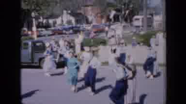 Iowa USA (1959): Group Of Students Perform Folk Dance Presentation For Civic Date