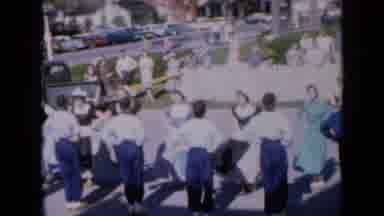 Iowa USA (1959): Traditional Dance With Several Couples In Costumes Clogging While