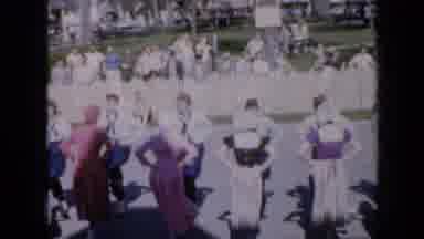 Iowa USA (1959): A Group Of Women Are Doing A Routine Dance With Each Other