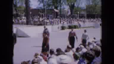 Iowa USA (1959): Old Footage Of People Watching A Parade