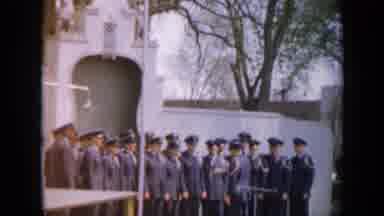 Iowa USA (1959): Military Band Or Choir With Conductor