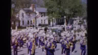 Iowa USA (1959): Vintage Footage Of Orchestra Performing On The Street