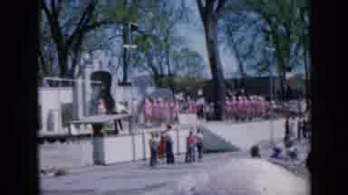 Iowa USA (1959): Ladies Are Skipping And Some Are Standing And Watching