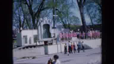 Iowa USA (1959): Athletic Young Ladies Perform A Jump Rope Trick Before Onlookers