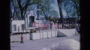 Iowa USA (1959): Large Group Of Girls Dressed The Same Jump Rope In Together