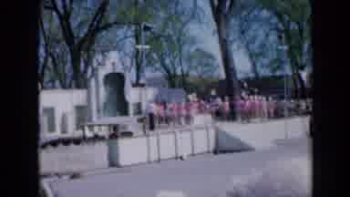 Iowa USA (1959): Teenagers Jump Rope In Group And Others Wait In Line All Wearing