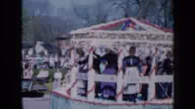 Iowa USA (1959): Parade Of Float On A Feast Day On An Important Date For The City