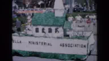 Iowa USA (1959): Pella Ministerial Association Green And White Replica Of A Church