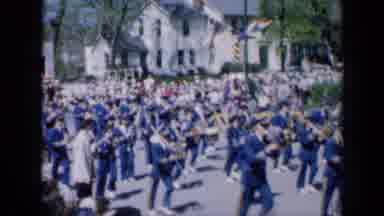 Iowa USA (1959): A Colorful Parade Entertaining Onlookers On A Day That Is Full Of