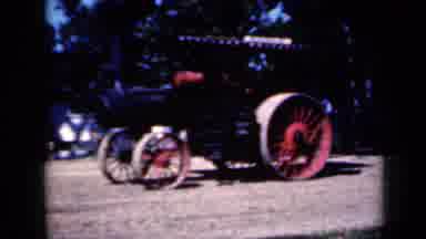Iowa USA (1959): The Car Creeps Forward And Looks Like A Train With Larger Wheels