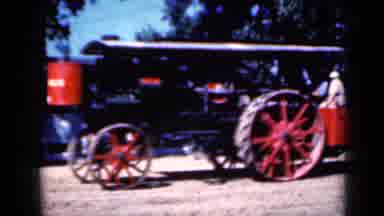 Iowa USA (1959): Old Car Without Tyres Steam Mechanical In Late America Color