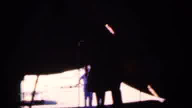 Iowa USA (1959): Couple Dancing On Stage Under Tent On A Bright Sunny Day