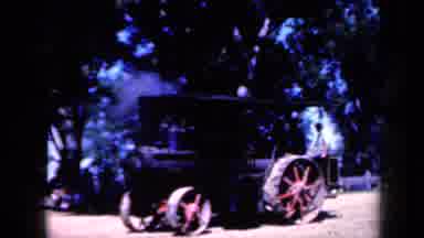Iowa USA (1959): Black And Red Operational Steam Engine Tractor