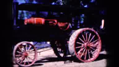 Iowa USA (1959): Steam Powered Tractor Driven On Flat Ground Showing Moving Parts