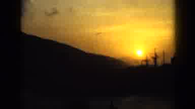 Venezuela (1959): Scanning A Landscape Early Evening Sunset Skyline Outside Nature