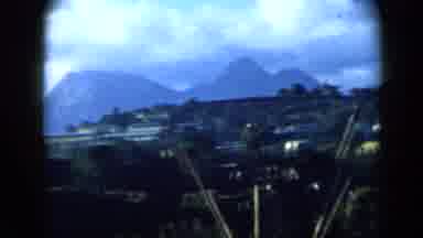 Venezuela (1959): Enjoying The Scenic Views And Men Walking On The Ground Below