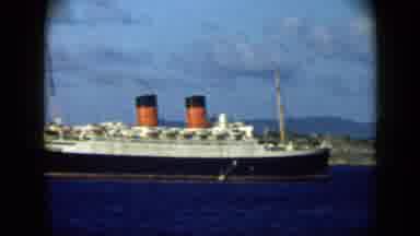 Venezuela (1959): Ship Arriving In Port With Passengers Returning From Voyage