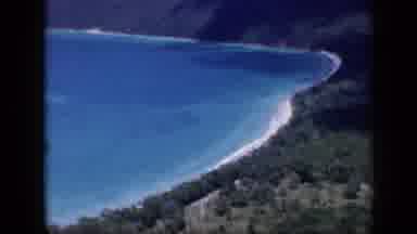 Venezuela (1959): Aerial View Of Beach And Mountains Landscape With Trees And
