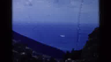 Venezuela (1959): An Island A Pier And A Ship Seen From Above And The Blue Sea