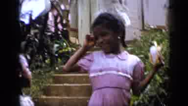 Venezuela (1959): Black Children Waving Hello