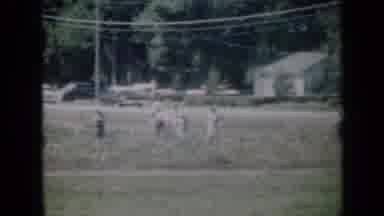 Missouri USA (1961): Women Walking Across The Lawn On A Typical Summer Sunny Day