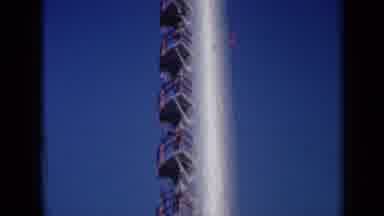 Missouri USA (1961): An Industrial Smoke Stack Has A Side Ladder And Standing