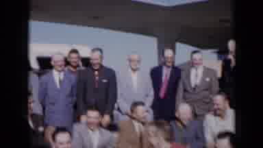 Missouri USA (1961): Men Gathered For Historical Photo To Mark The Inauguration Of