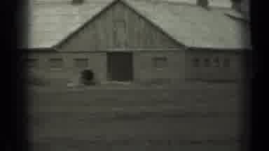 Missouri USA (1961): Black And White Scene Of People Walking Through A Field