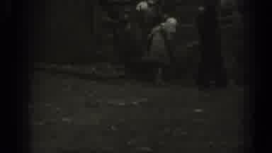 Missouri USA (1961): A Woman Is Collecting Something With Shovel And There Are
