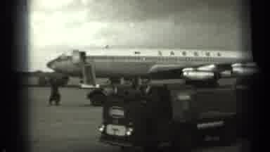 Missouri USA (1961): Plane Waiting For Passengers To Start The Takeoff Process