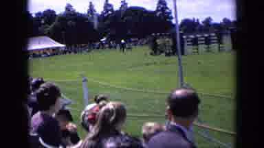 England (1963): Dogshow With Big Crowd At A Carnival In A Park With Green Grass