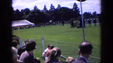 England (1963): People Standing Around On A Nice Day At A Horse Competition
