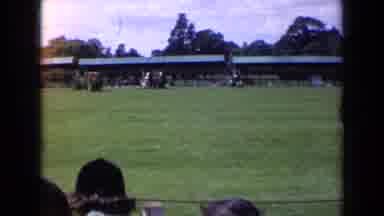 England (1963): Horse And Rider Jump Fence And Run Back Then Sideways Appearance
