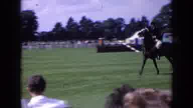 England (1963): Horseback Riding Competition Prepared With Obstacles And All