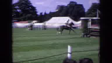 England (1963): Mounted Arena View For Competition Riding In A Large Area