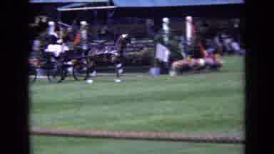 England (1963): A Horse Cart Is Running Carrying A Man