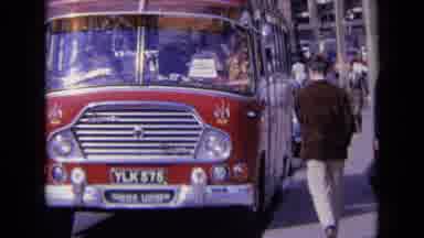 England (1963): Tourist Bus Gets Ready For City Trip With Many Tourist Attractions